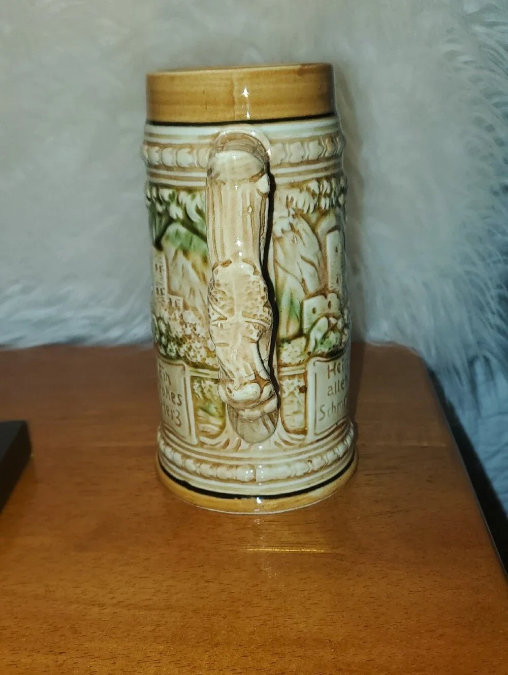 A Happy Heart Heals All Pain Japan Beer Stein